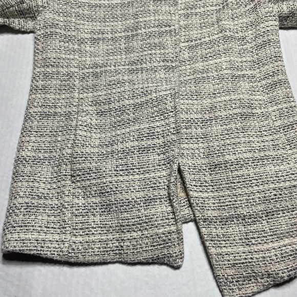 Banana Republic textured open front tweed jacket- classic blazer  small petite - Picture 10 of 13